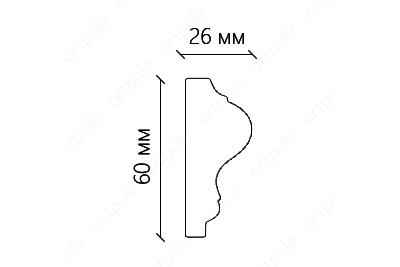 Молдинг S6MG14