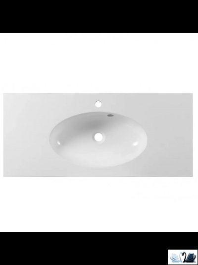 Раковина Эстет Vegas  100 х 45 см мраморная, мебельная, для ванной