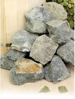 Камень для бань и саун «Диабаз» 20кг