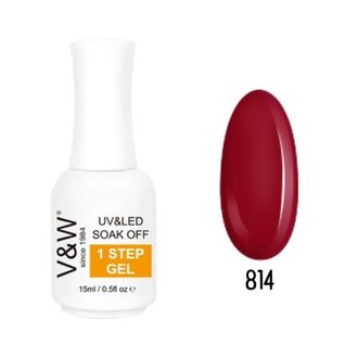 Гель-лак однофазный ONE STEP 15 мл.-- Gel Lac ONE STEP, 15 ml--- 814