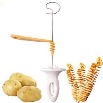 Слайсер для нарезки картофеля спиралью