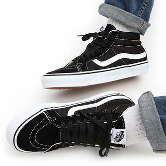 Кеды Vans Sk8-Mid Black White