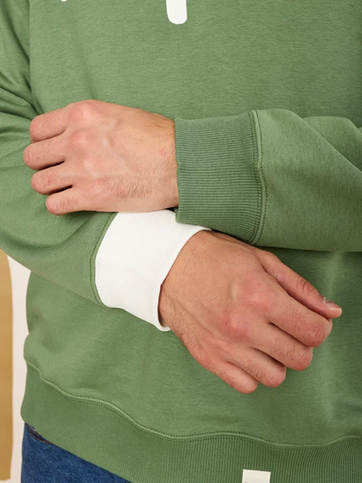 МУЖСКОЙ СВИТШОТ ОЛИВА "ДАРИ"