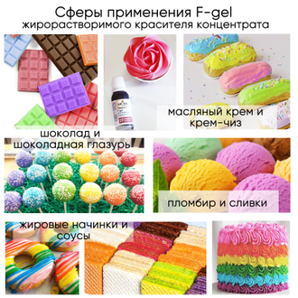 F-gel 02 желтый, концентрат жирораств. для окраш. (20мл) KREDA, компл. пищ. добавка