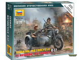 6142. Немецкий мотоцикл R-12 (1/72)