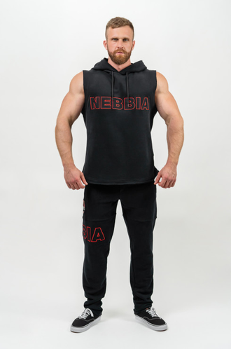 ФУТБОЛКА С КАПЮШОНОМ  SLEEVELESS HOODIE SWEATSHIRT IRON BEAST 710