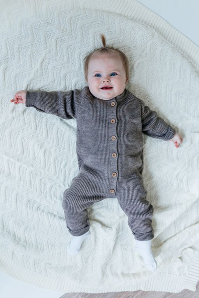 Комбинезон "Лапша" коричневый