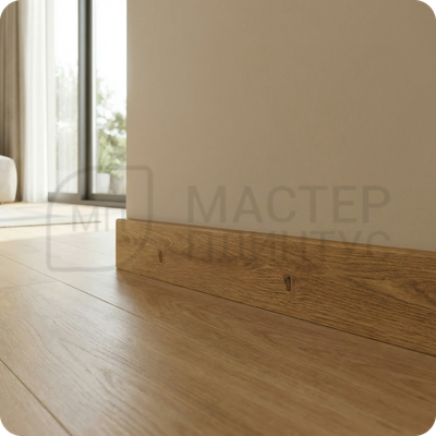 Плинтус МДФ TeckWood 80х10х2150 мм. Дуб кинг