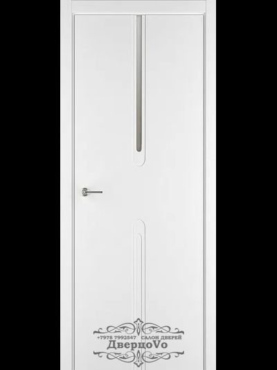 PORTE RICHI (Беларусь). ЛОГИКА, МОДЕЛЬ LX413, ЭМАЛЬ БЕЛАЯ. ВСТАВКА СТЕКЛО МАТОВОЕ