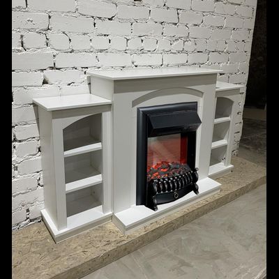 Электрокамин Скандинавия LUX WT с очагом Fobos