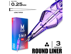 3 RLLT/0.25 - Round Liner Long Taper "MAST SMP PMU"