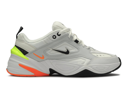 Nike M2K Tekno (Бежевые с оранжевым, зеленым)