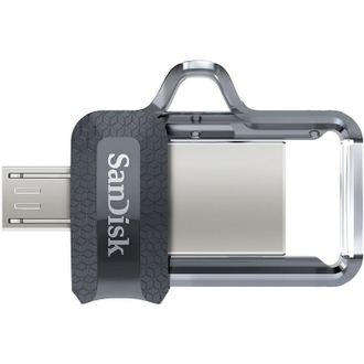 Флеш-память SanDisk Ultra Dual Drive, 16Gb, USB 3.0, micUSB, SDDD3-016G-G46