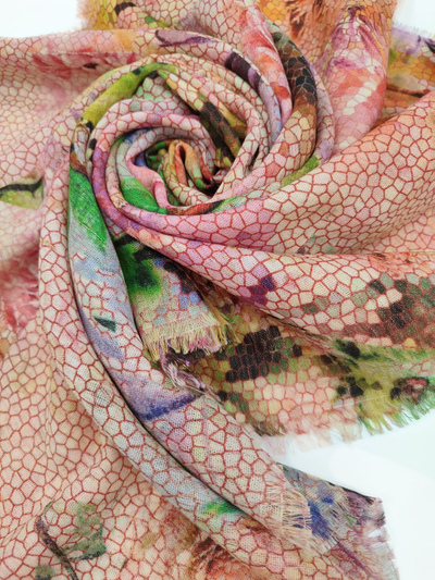 Павловопосадский палантин 10494-3