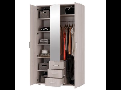 Спальный гарнитур «Белла» Ясень Белый (BTS)