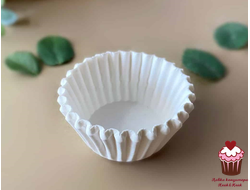 Капсулы бумажные для конфет белые d3,5см, 40-50 шт