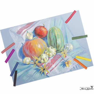 Пастель сухая художественная BRAUBERG ART "DEBUT", 36цветов, круглое сечение