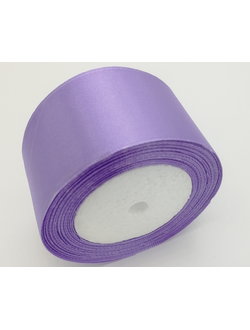 Лента атласная 50 мм, цвет сиреневый арт. 21