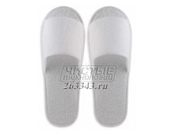 Тапочки Б-2 махровые, открытый нос (подошва ЭВА 2,5мм)