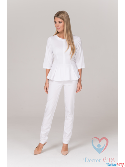 Жакет медицинский Dr.Super "Kelly" белый