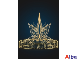 Фонтан светодиодный Сказочный цветок, 3,5 м