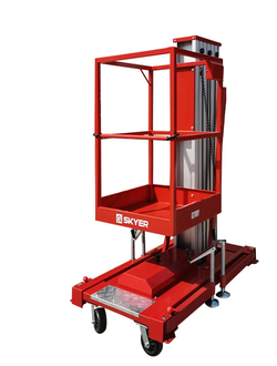 Телескопический подъемник SKYER высота подъема 9 м, 220 в GTWY9-100S AС