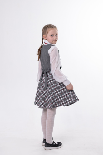 Сарафан полусолнце с бантом