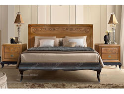Кровать Соната 160 с декором (низкое изножье), Belfan