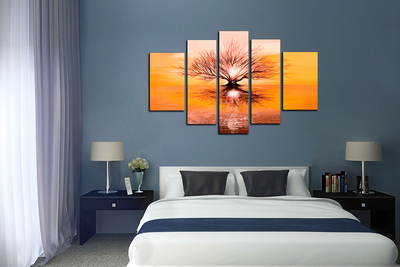 Модульная картина "Отражение себя"