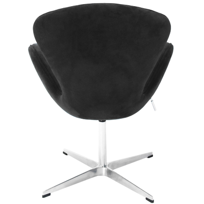 SWAN CHAIR графит, искусственная замша