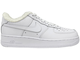 Nike Air Force 1 Low All White с мехом