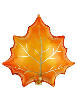 Лист кленовый оранжевый (60 см)