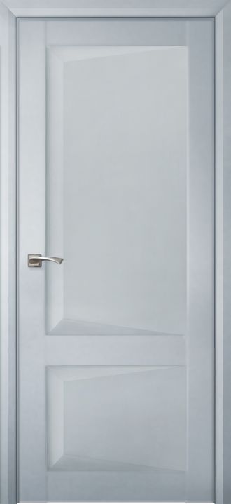Межкомнатная дверь "Перфекто 102" barhat light grey (глухая)