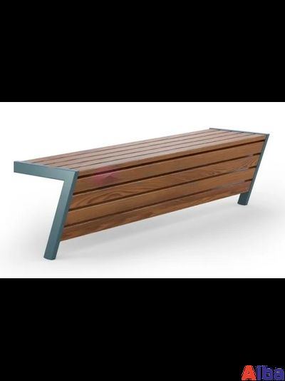 Уличная скамейка без спинки Консоль