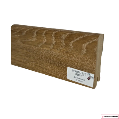 Плинтус DeArtio B302-17 Дуб коричневый 80х16х2050
