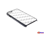 Iphone 6 - Черный чехол пластиковый (вставка под сублимацию)