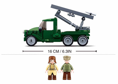 Слубан военный конструктор автомобиль Катюша