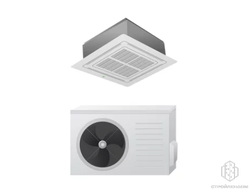 Инверторные кассетные сплит-системы