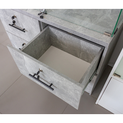 (TSV 24) Витрина пристенная с 4-мя ящиками