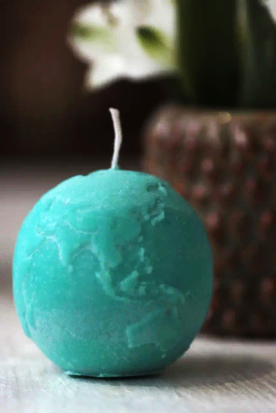 Свеча "Мир" Бирюза