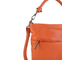 (АРТИКУЛ: 10053/2) СУМКА ЖЕНСКАЯ НЕБОЛЬШАЯ, НАТУРАЛЬНАЯ КОЖА, ОРАНЖЕВАЯ, С РУЧКОЙ И ПЛЕЧЕВЫМ РЕМНЕМ