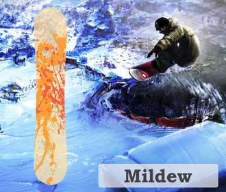 Наклейка на сноуборд Mildew