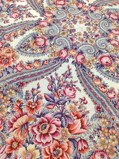 Павловопосадский платок Подружкины посиделки 1993-3