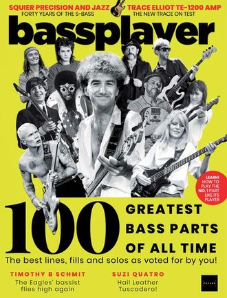 Bass Player Magazine Issue 425 The 100 Greatest Bass Parts Of All Time Cover, Intpressshop