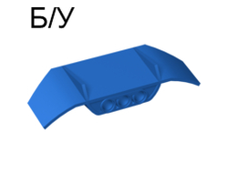 ! Б/У - Technic, Panel Car Spoiler 3 x 8 with Three Holes, Blue (61073 / 4518403) - Б/У