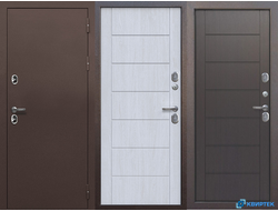 Дверь входная с терморазрывом Isoterma 11 см Медный антик купить в Челябинске | КВИРТЕК