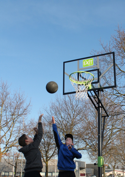 Мобильная баскетбольная стойка EXIT TOYS ЗВЕЗДА 80077