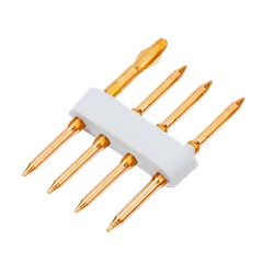 (КНГН0301) Силовой (220 V) 4-х контактный коннектор для подключения 2-х частей гибкого RGB неона