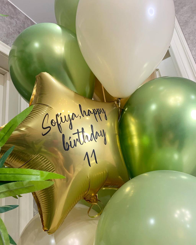 Фонтан оливково-золотой