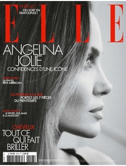 Elle France Magazine Issue 4127 Angelina Jolie Cover Plus Art And Decoration Magazine , Intpressshop